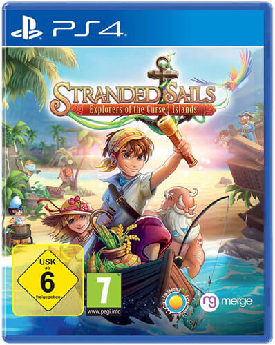 Stranded Sails: Explorers of the Cursed Islands box art for Playstation 4